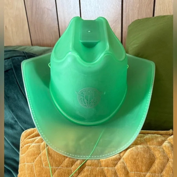 Neon Cowboys Green LED Cowboy Hat - Picture 4 of 5
